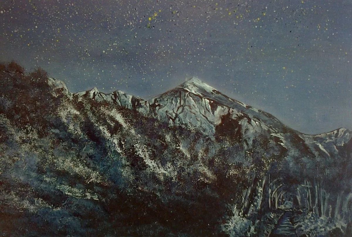 "NIght ride across the mountain", œuvre de Katerina Trajkovska