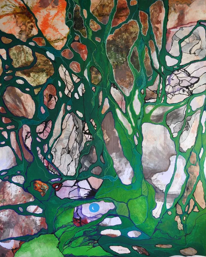 Cellule végétale, œuvre de Aurélie Lemille