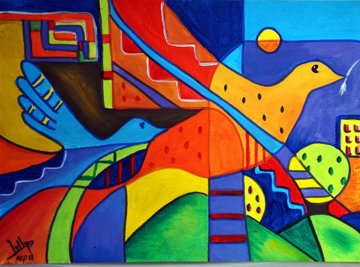 Aves de PAz, artwork by Eleida Pernia