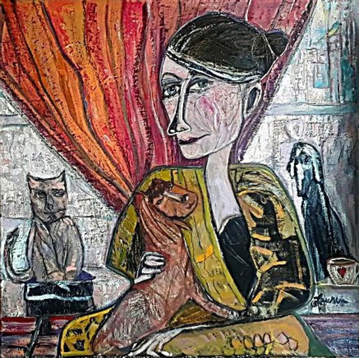 De mon salon, œuvre de Nicole Laurin