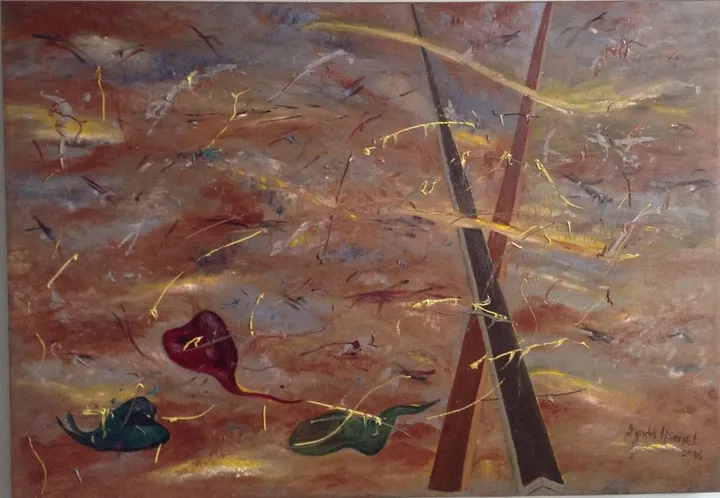 119- Esprit de famille, œuvre de Lynda Hamel