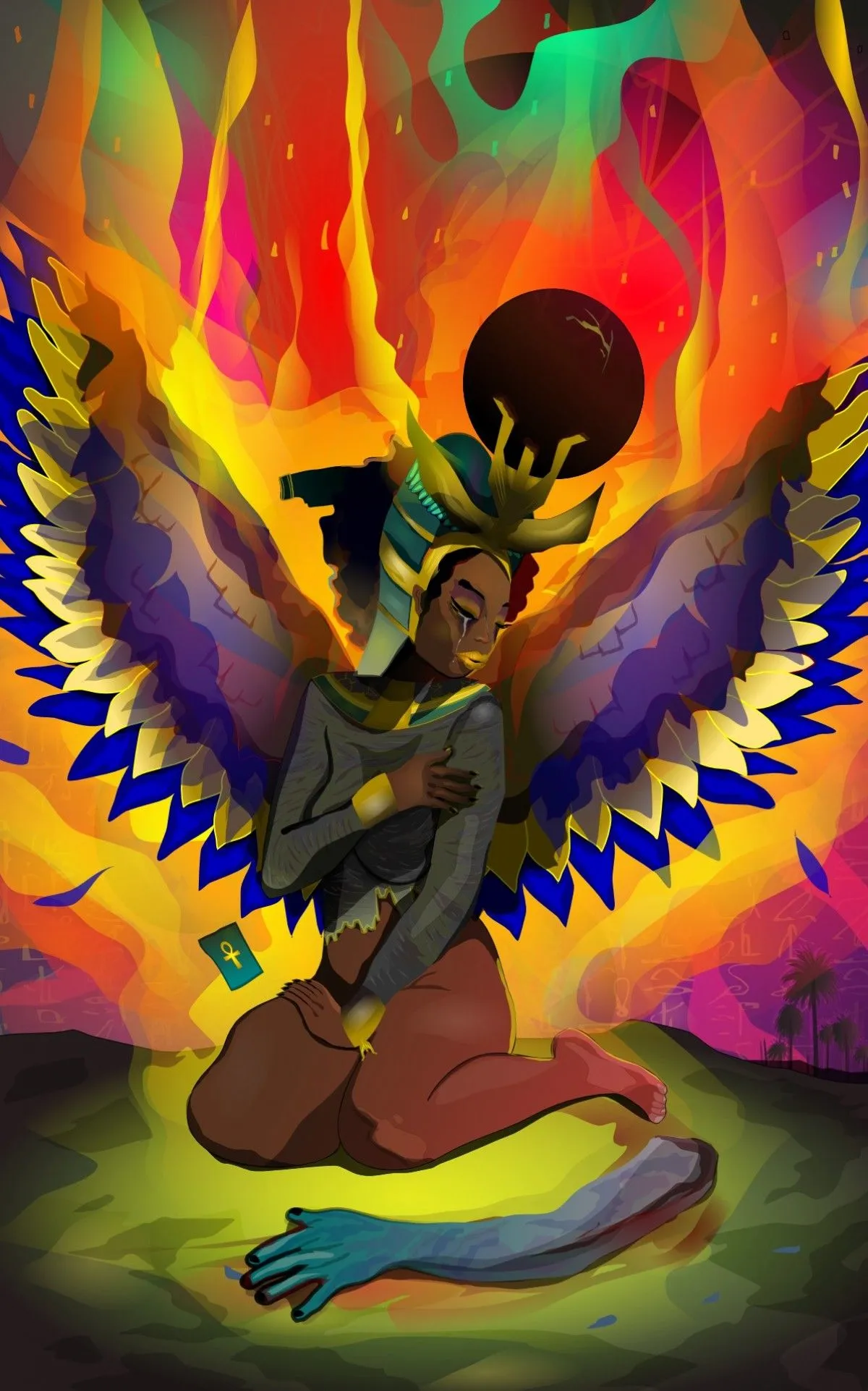Isis Lament, artwork by Kevin Philippe