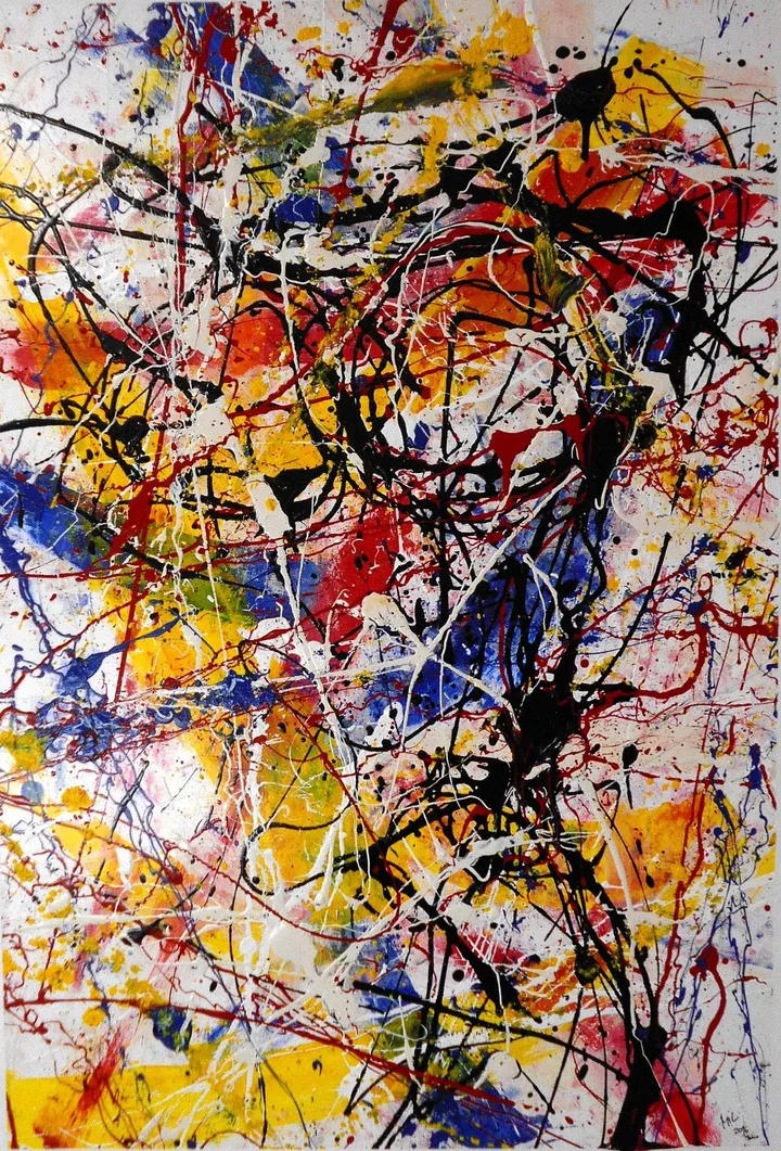Corps abstrait, œuvre de Monika Ine Lucie