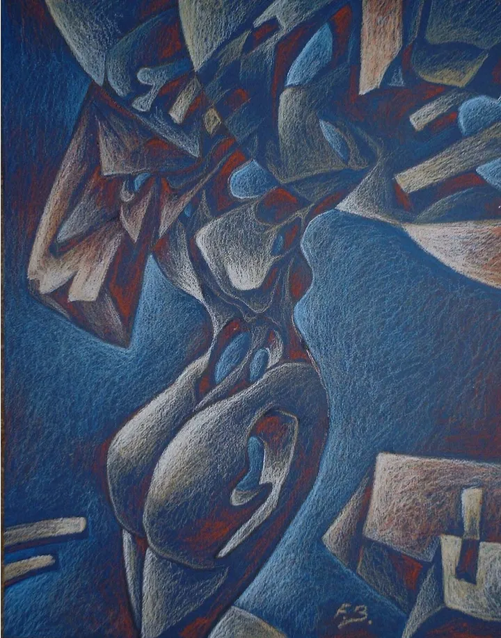 Blue mood, artwork by FLORIN BUCIULEAC