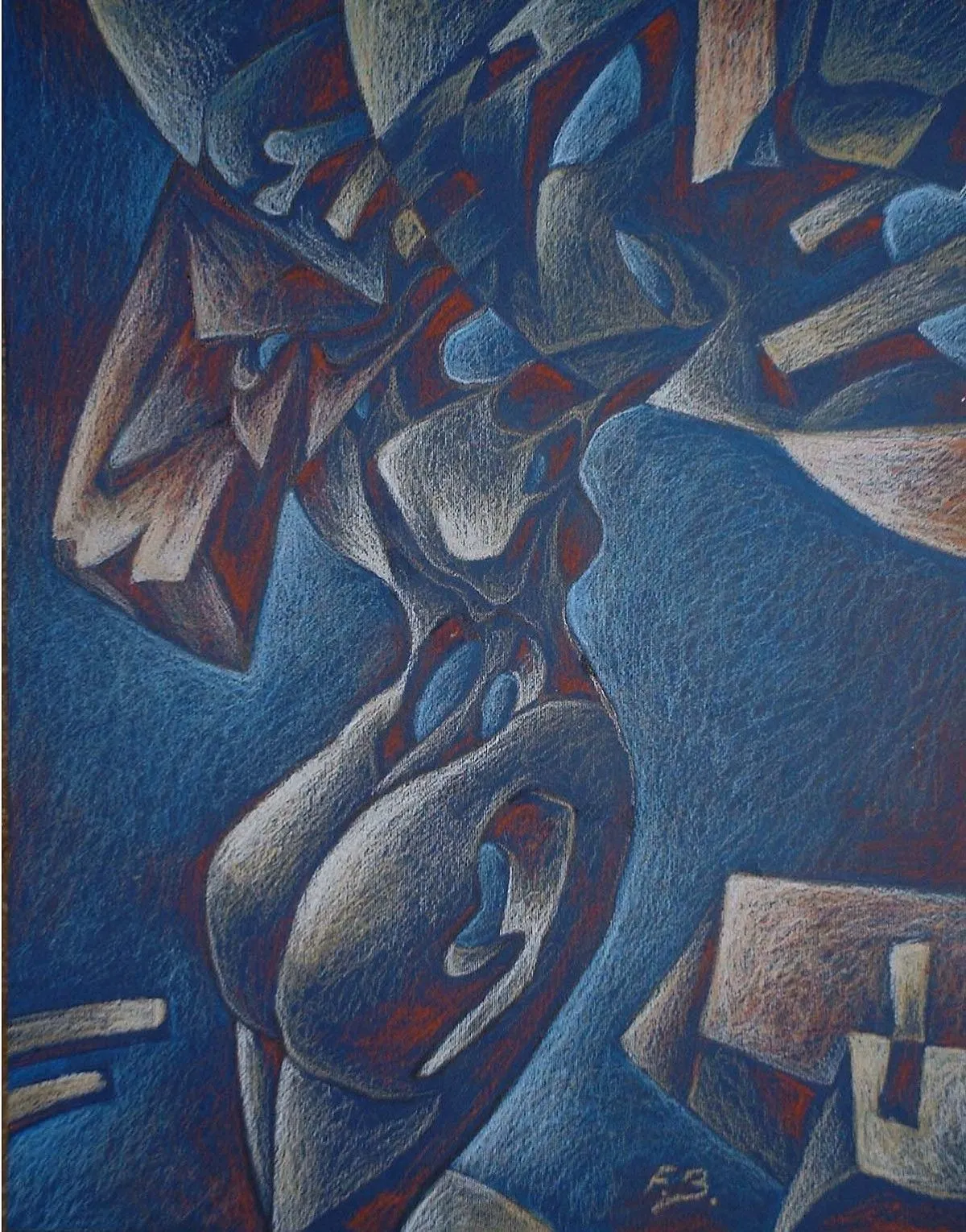 Blue mood, artwork by FLORIN BUCIULEAC