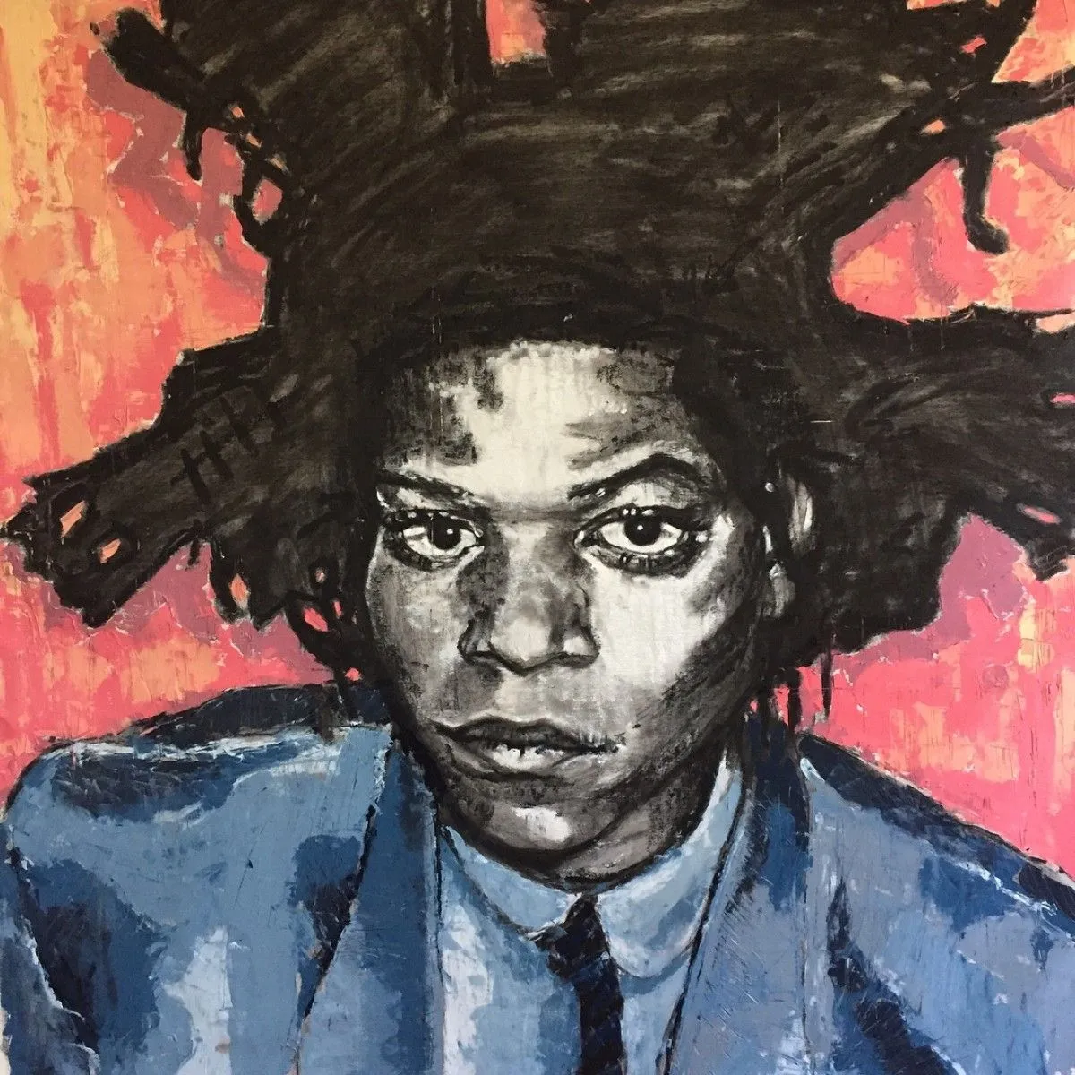 Jean-Michel Basquiat, artwork by Gabriel Bouffard