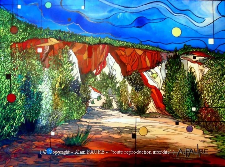 COLORADO PROVENCAL, artwork by Alain FAURE