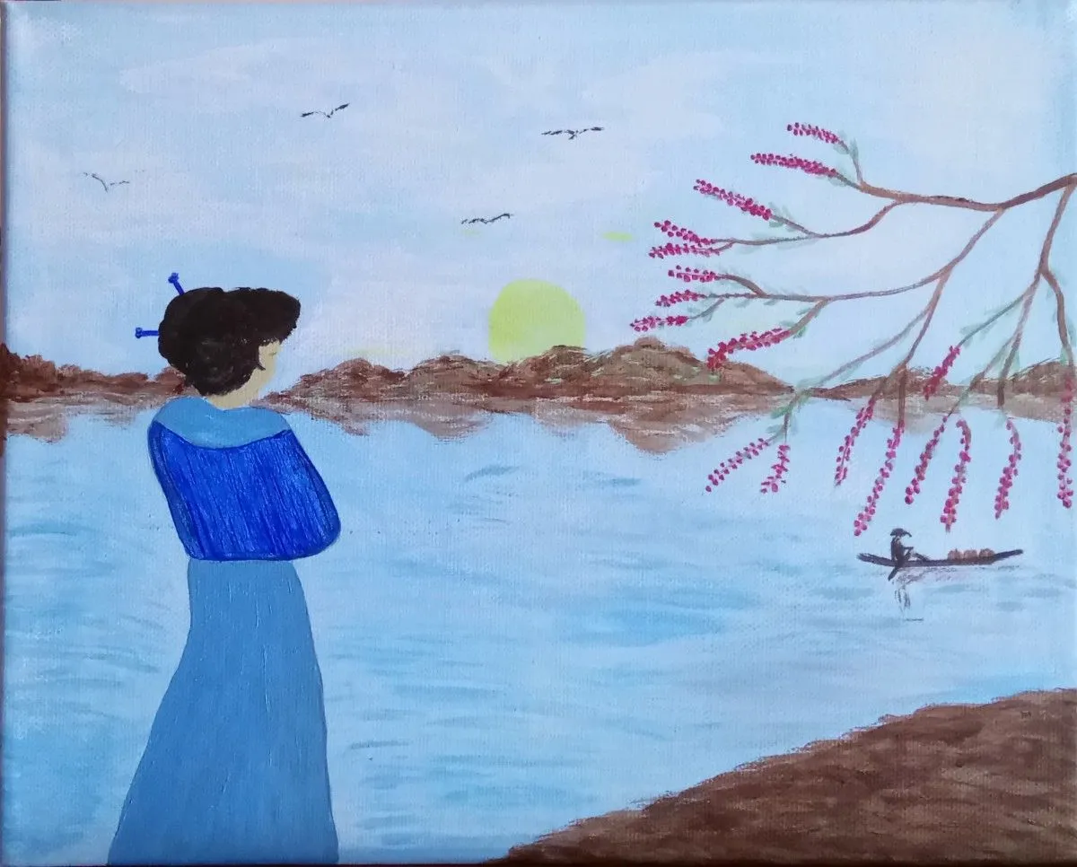 L'attente 3, artwork by Viviane RINCK