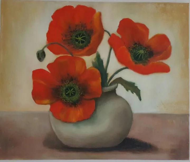 poppies, œuvre de kamila nabi