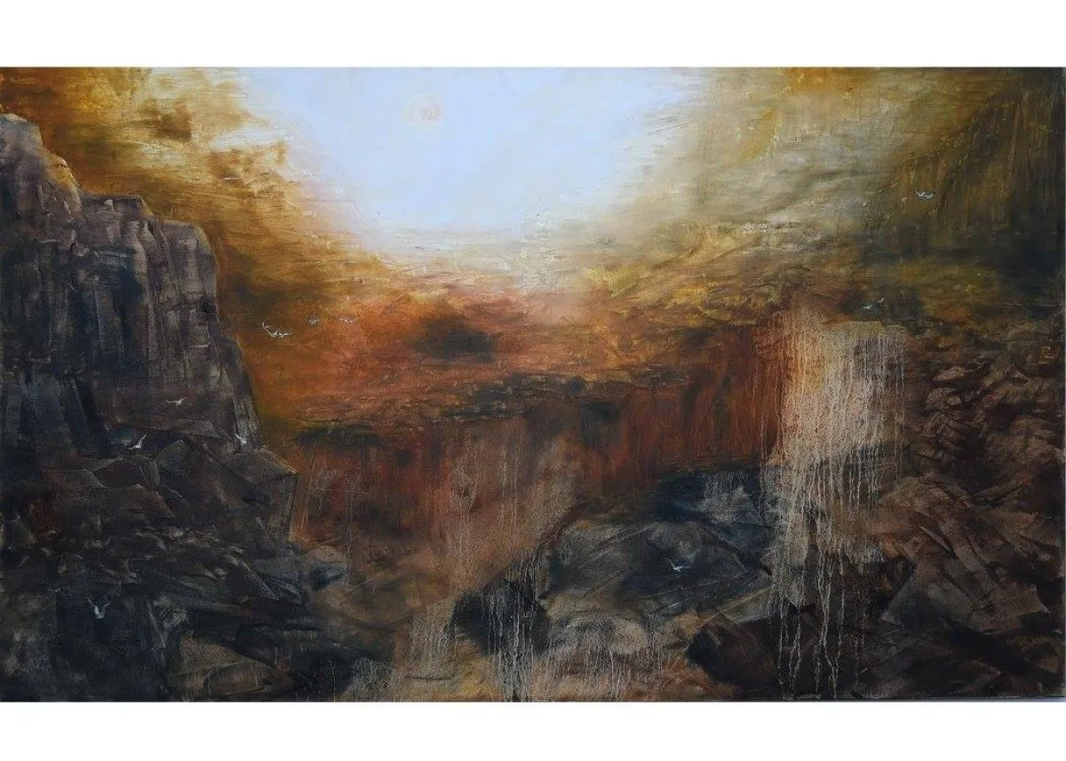 Sun rising, artwork by Redon Satyam Kota