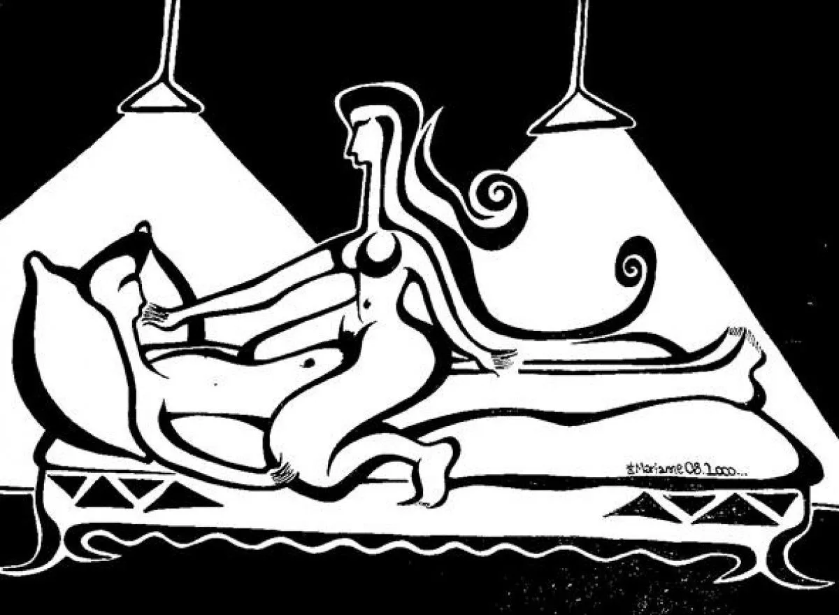 la chambre, artwork by Marianne Thoyer