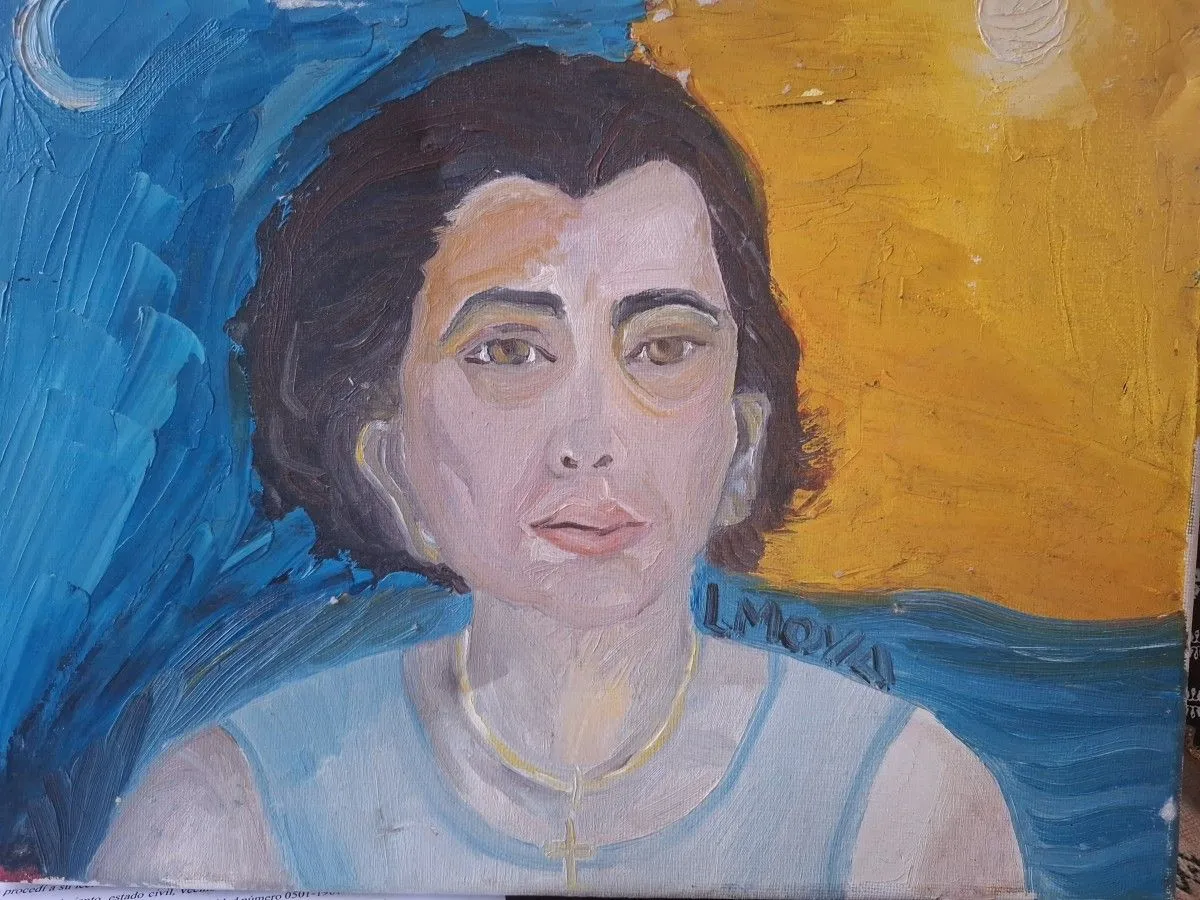 Selfportrait, œuvre de Ligia Moya