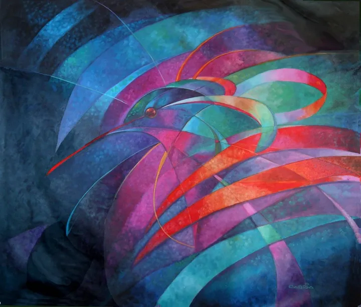 Colibri 4, artwork by Juan Carlos Cabria Hernandez