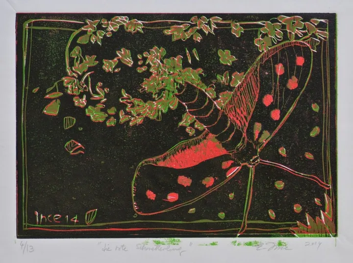 black papillon, artwork by Ersin Lübbe-ince