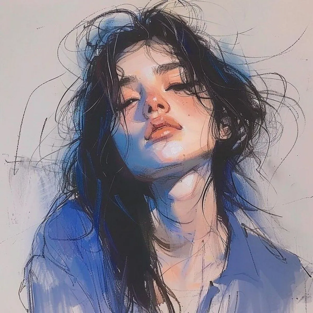 Woman, artwork by Nyal Rebeck