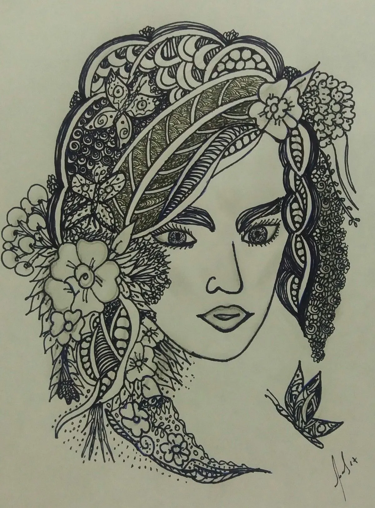 Mujer, artwork by Sonnylu Heredia
