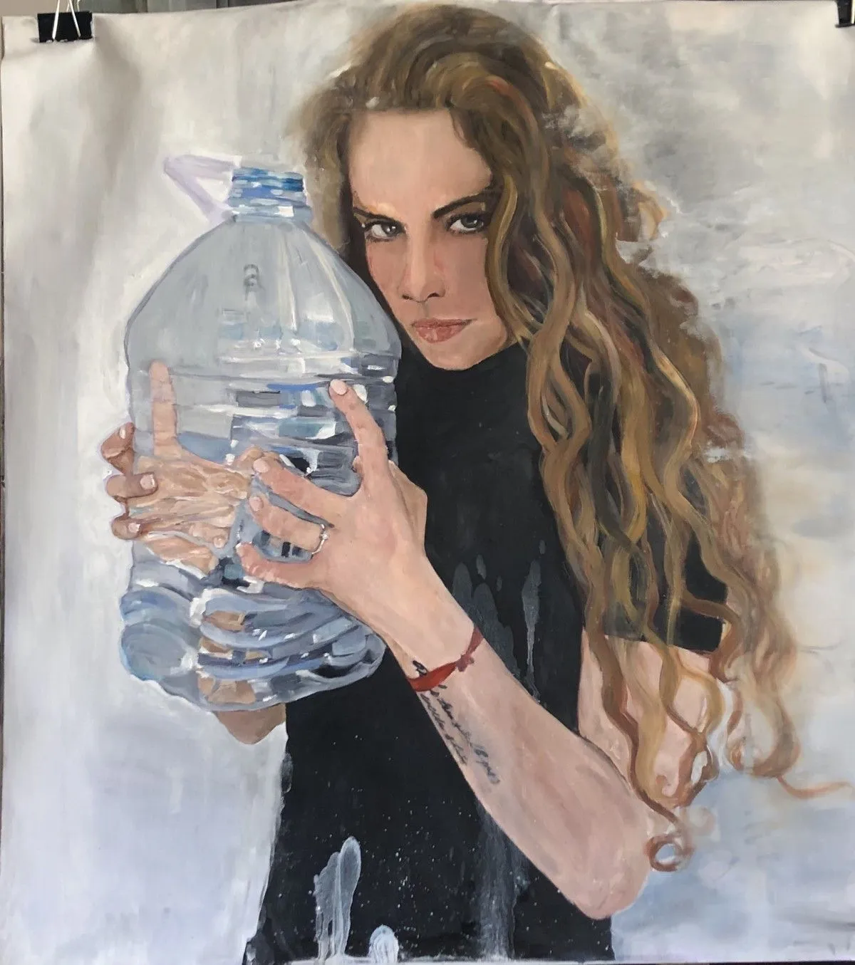 Message in a bottle, artwork by pilar Correa