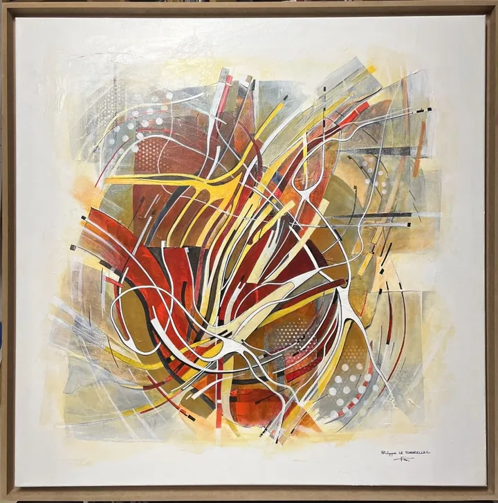 Entrelacements 12, artwork by Philippe LE TORRIELLEC