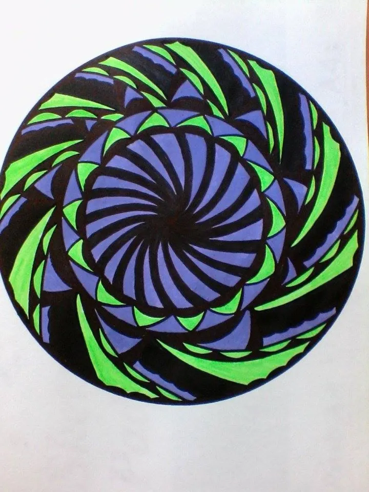 Circular Towel, artwork by Michelle Skeen