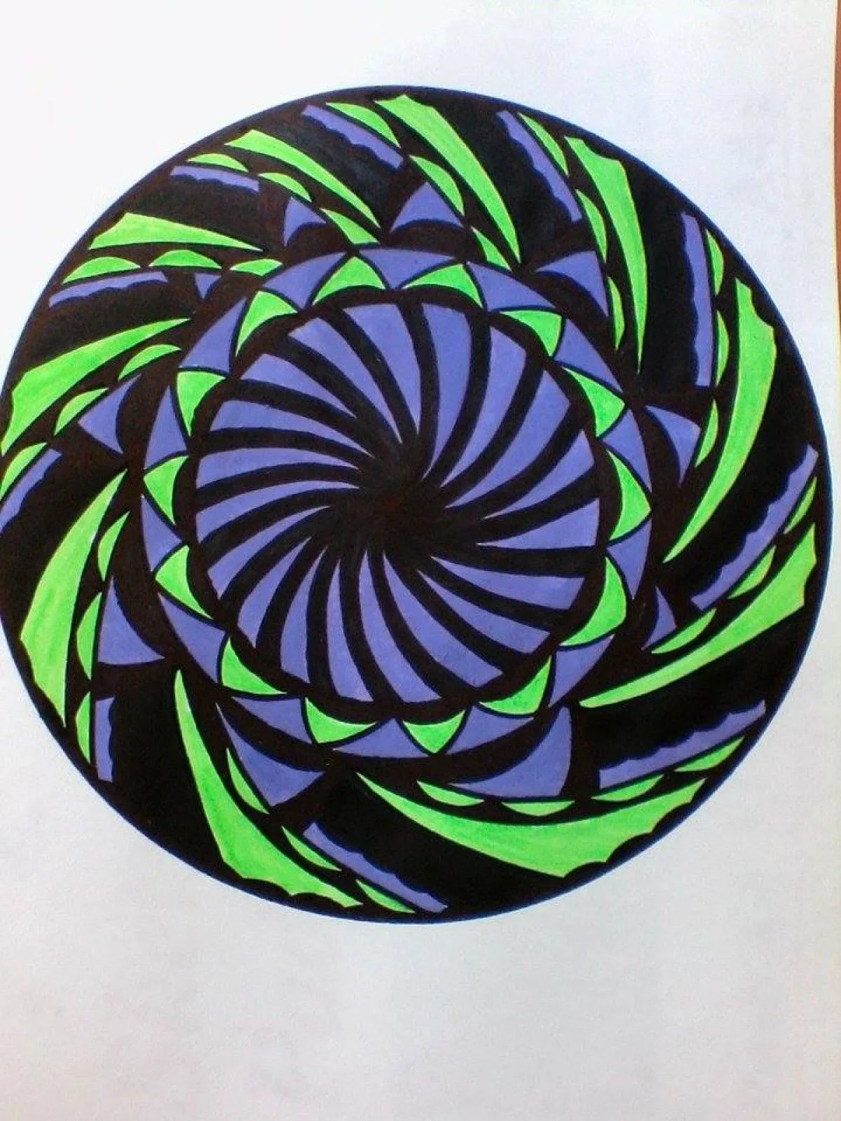 Circular Towel, artwork by Michelle Skeen
