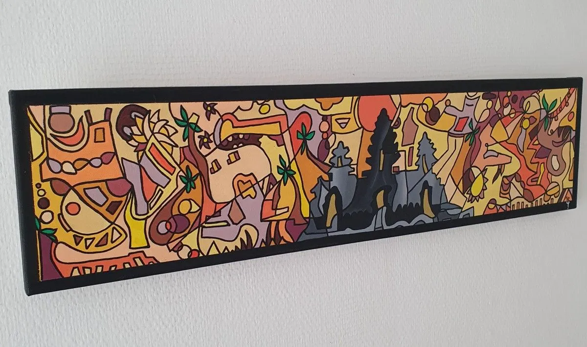 Angkor Wat, artwork by Malisu Art