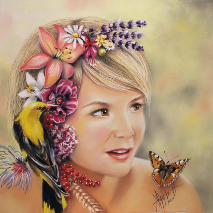 Fille de l'été, artwork by Céline Alapetite