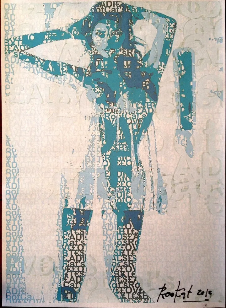 Dancing Blues, artwork by * RootCat