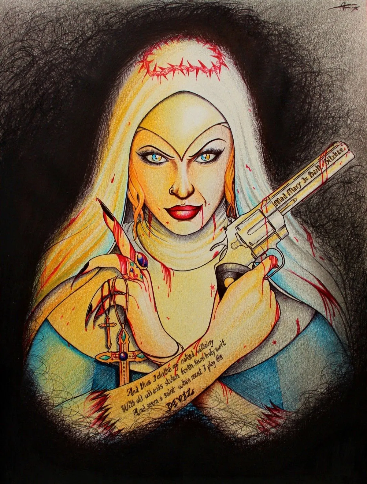 Mad Mary, artwork by Grinh VU