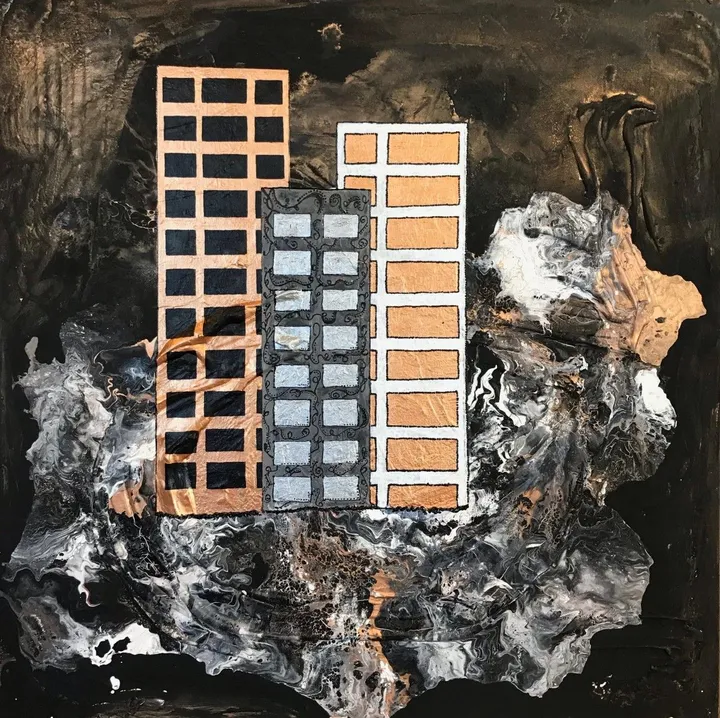 Ambivalent city, artwork by Kaygot Artiste-peintre