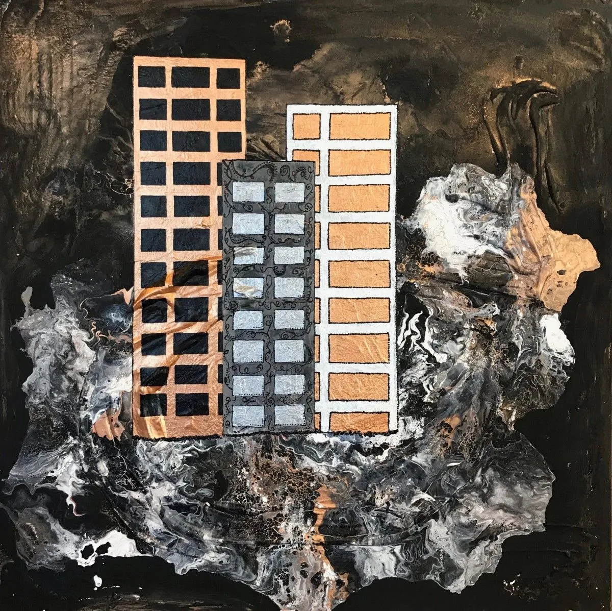 Ambivalent city, artwork by Kaygot Artiste-peintre