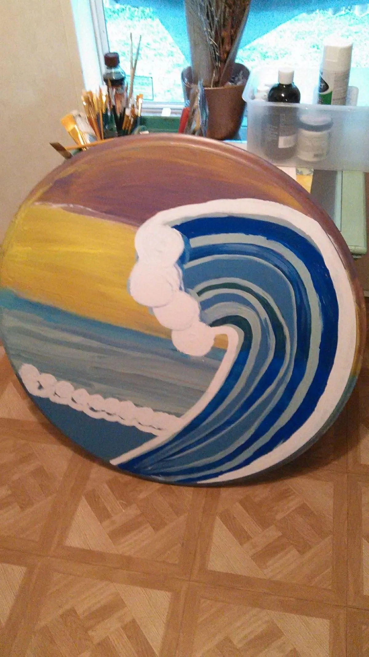 THE WAVE, artwork by Marsha Mckibben