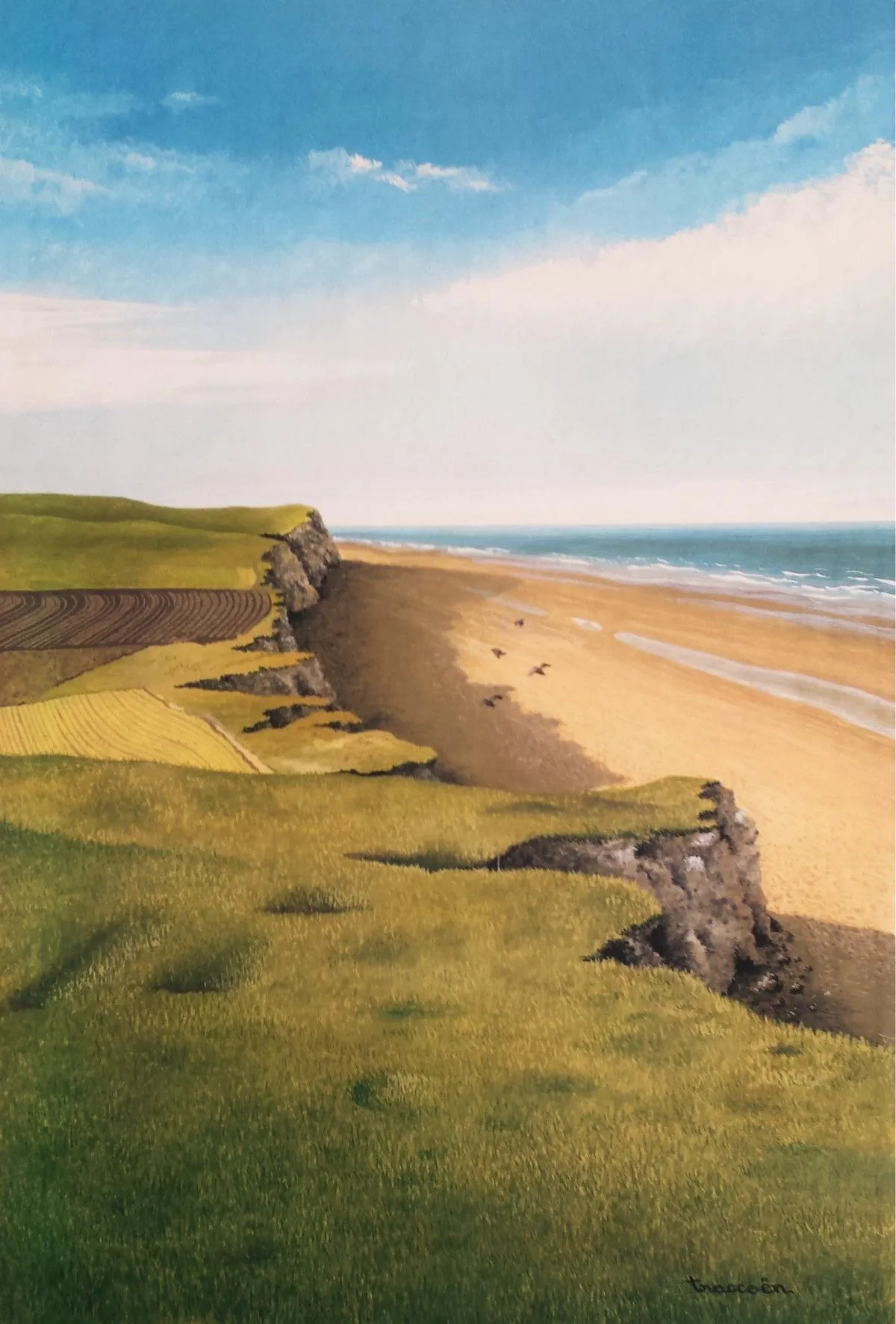 Cap Gris Nez, artwork by Thierry Traccoën