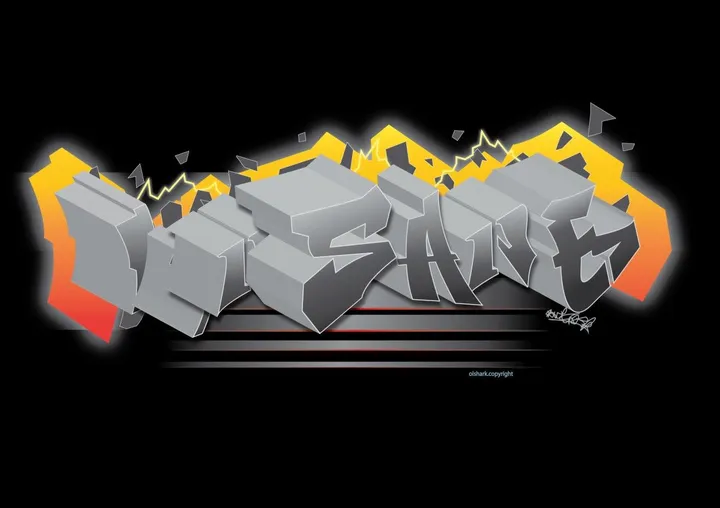 InSaNe GrAFf, artwork by Olivier Lepetit