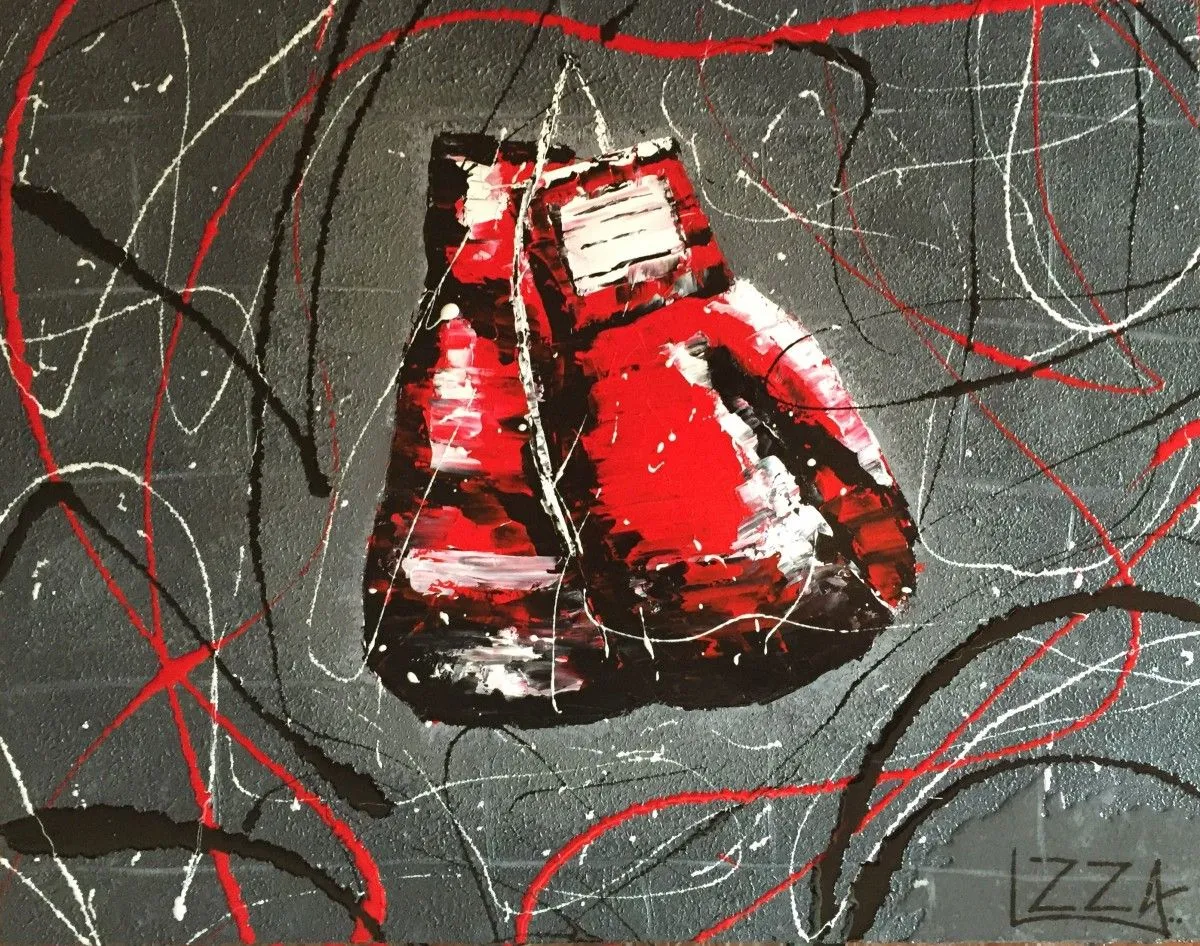 Fighter, œuvre de IZZA Peintre