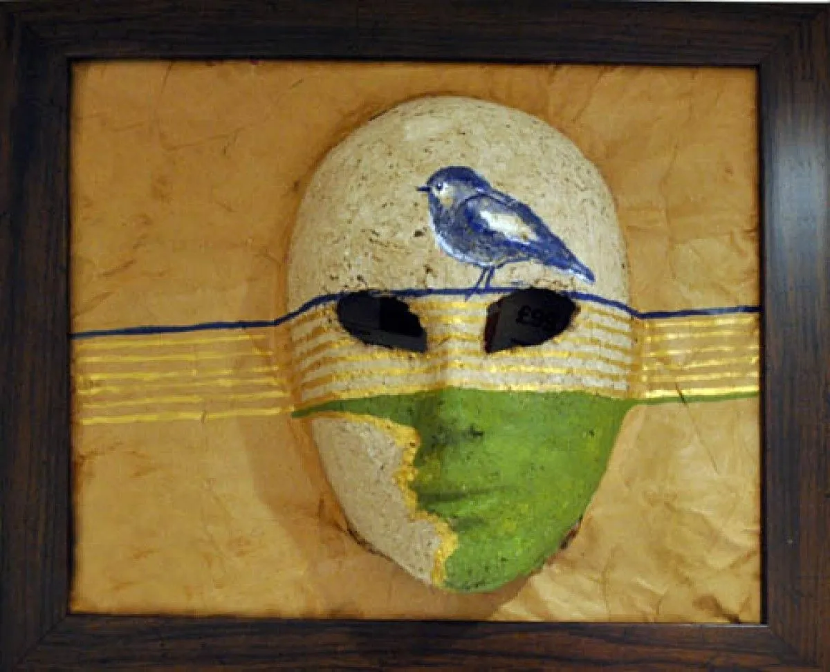 The blue bird of happiness, artwork by Judit Apati