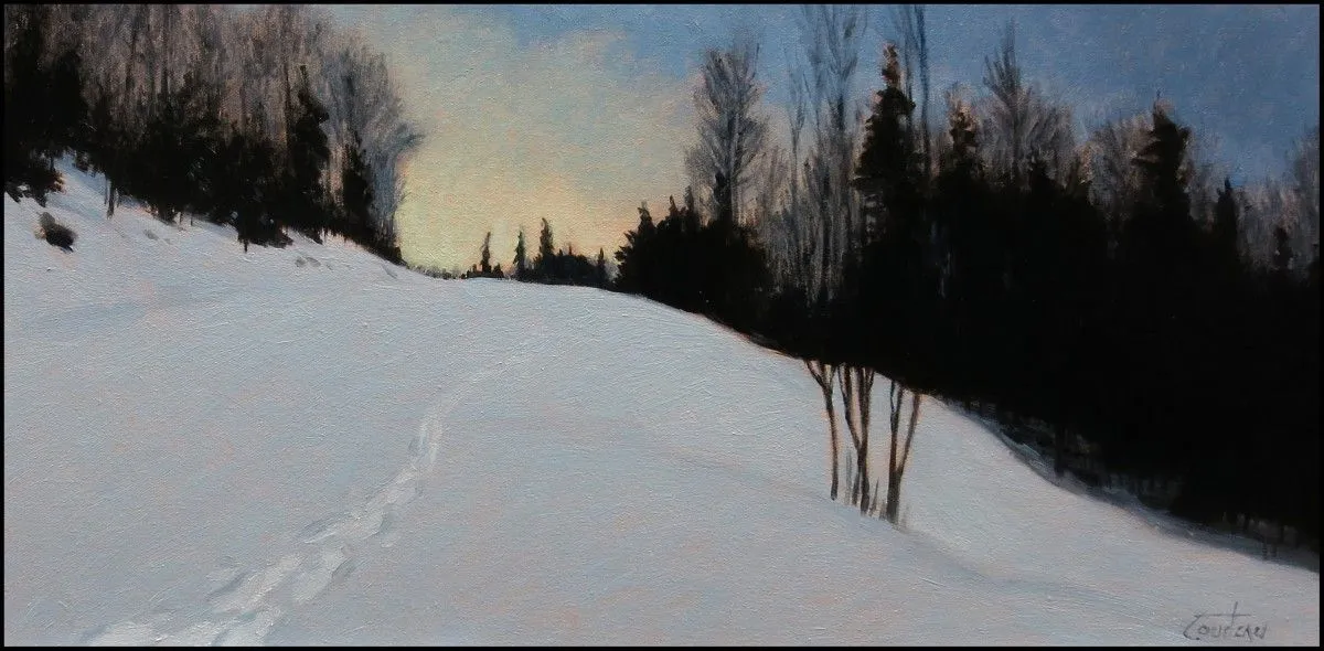 Le Premier à Passer, artwork by Jean-Louis Courteau