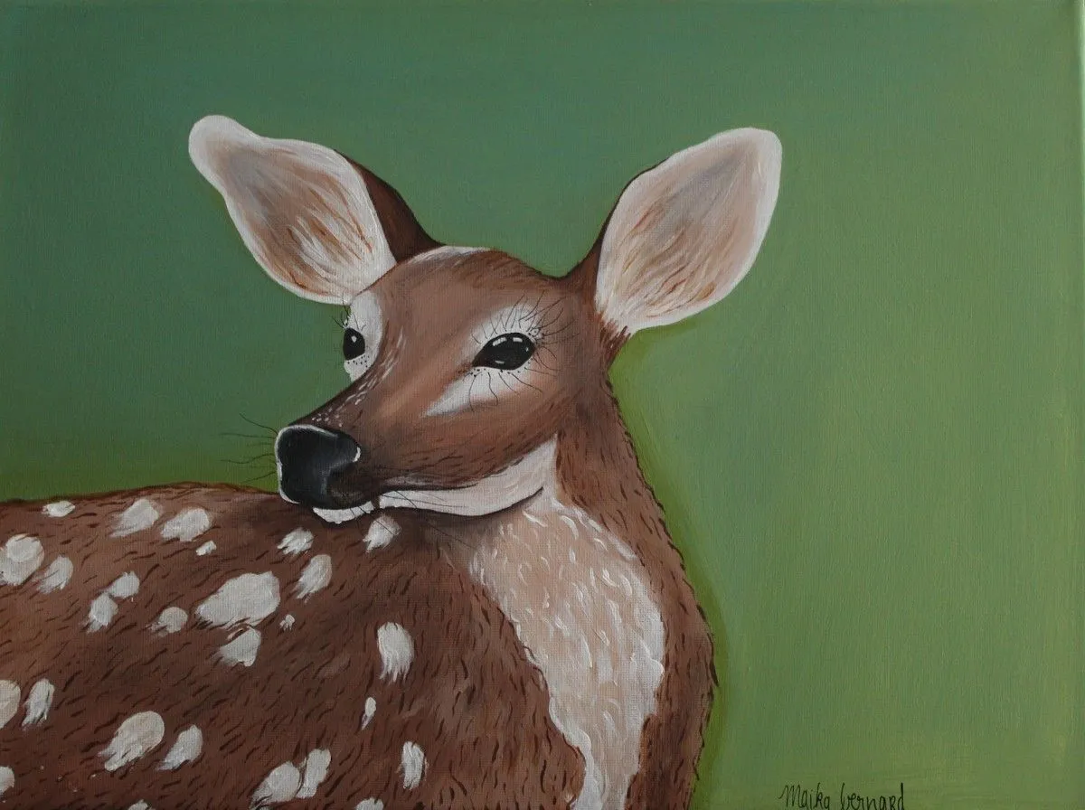 Douce jeunesse, artwork by Maïka Bernard