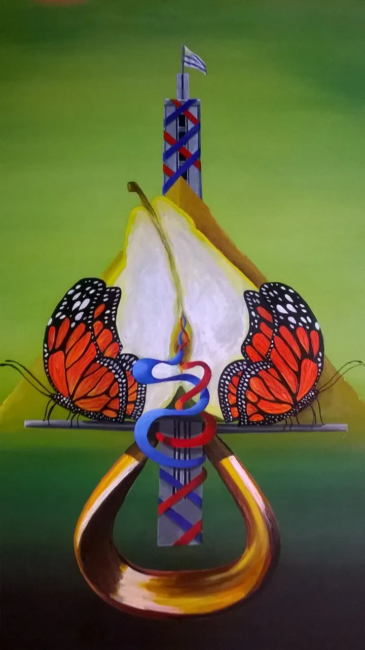 VESICA ESPIRIUALGEN  URUGUAYO, œuvre de Darwing Rodriguez