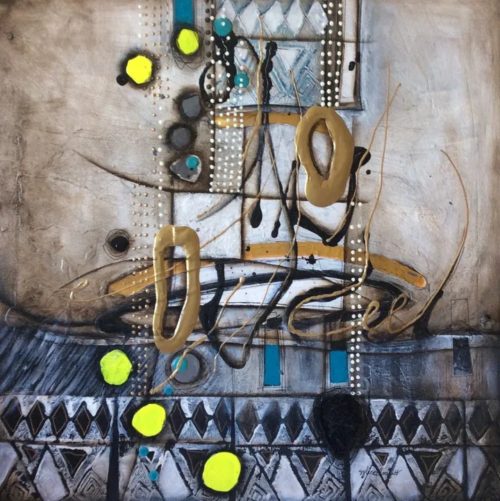 UNE COUCHE D'OR, artwork by Sylvie Cloutier