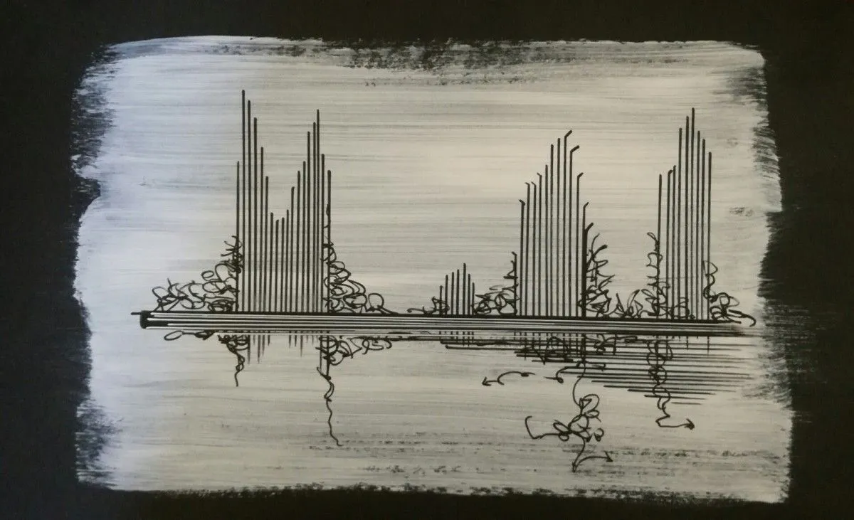 vegetal city 2, artwork by Florence Marty
