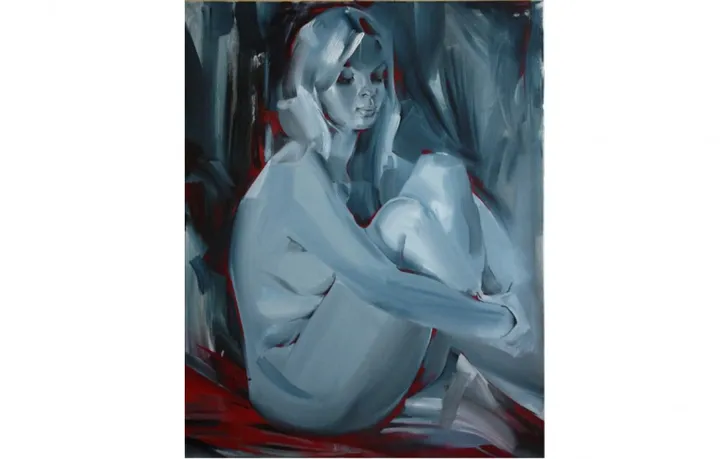 Grey and Red, œuvre de Tatiana Ivanova