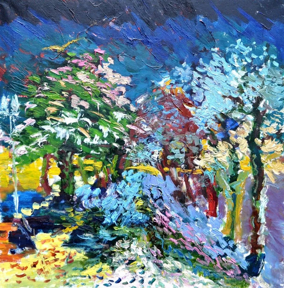 Night city, œuvre de Olga Bezhina