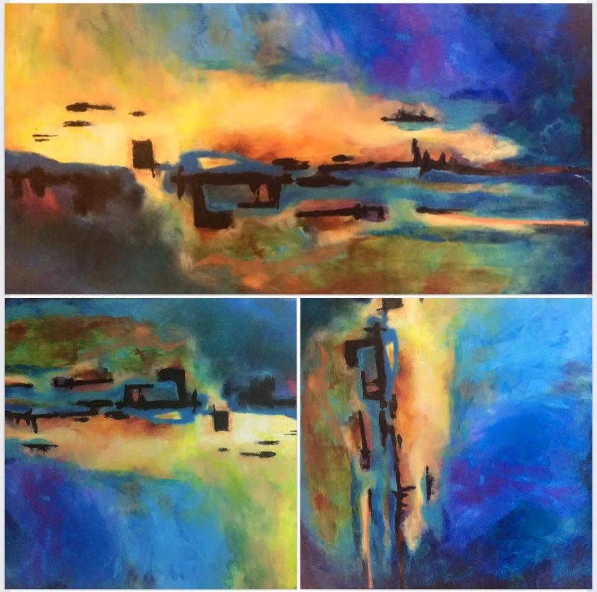 ET LA LUMIÈRE..., artwork by Angèle Lux