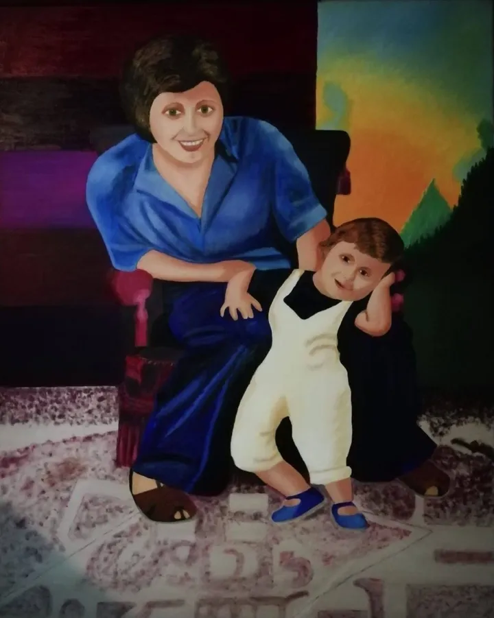 Ni e Tiago, œuvre de Margarida de Vasconcellos Cardozo