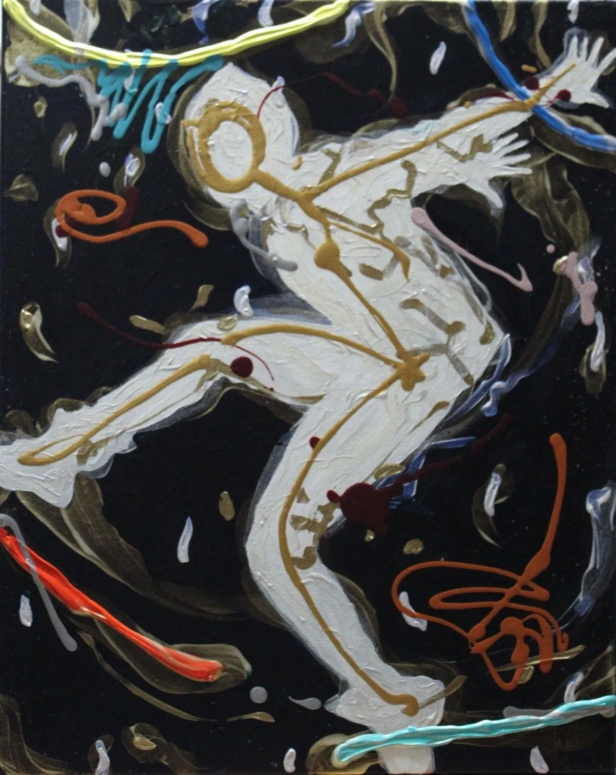 "Sticky Stick Man", artwork by Dicky Joe Santos