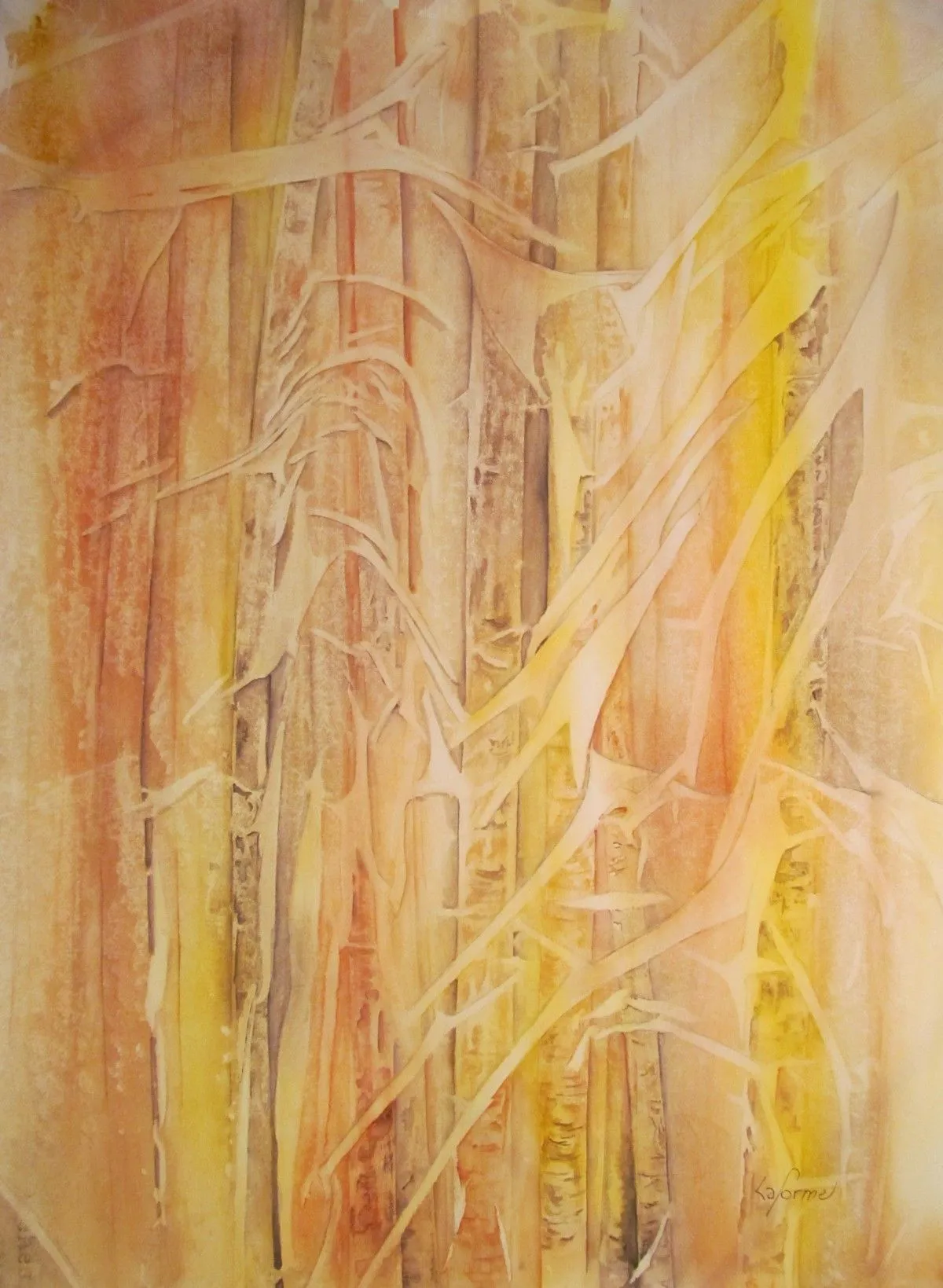 À la lisière III, œuvre de Louise Laforme