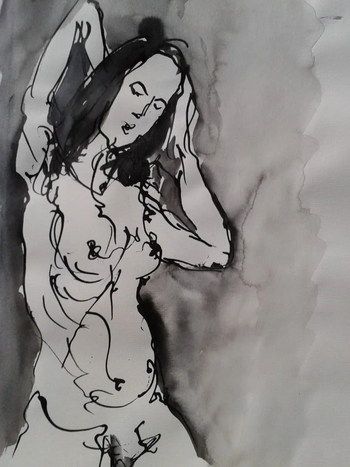 NUDE ATTITUDE - VII, artwork by Pixtabxl Station