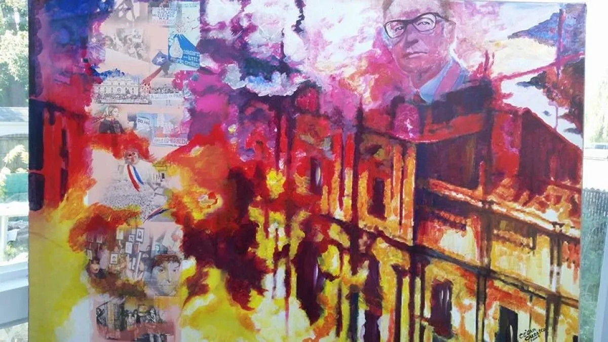 11 sept. -Chili, artwork by César Carrasco