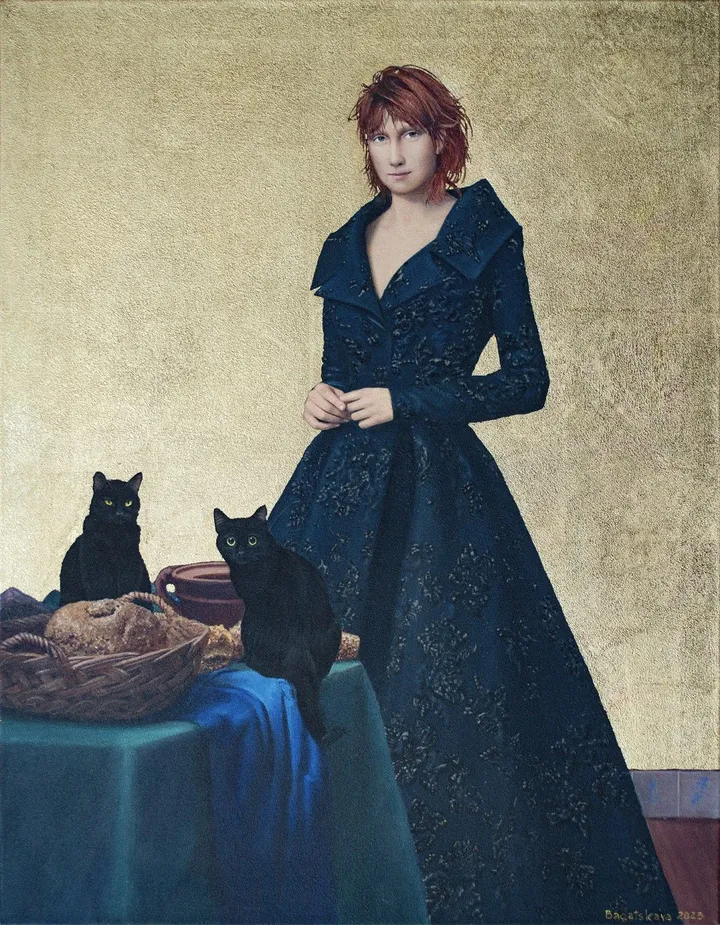 Contemporary portrait "Feast", œuvre de Nataliya Bagatskaya