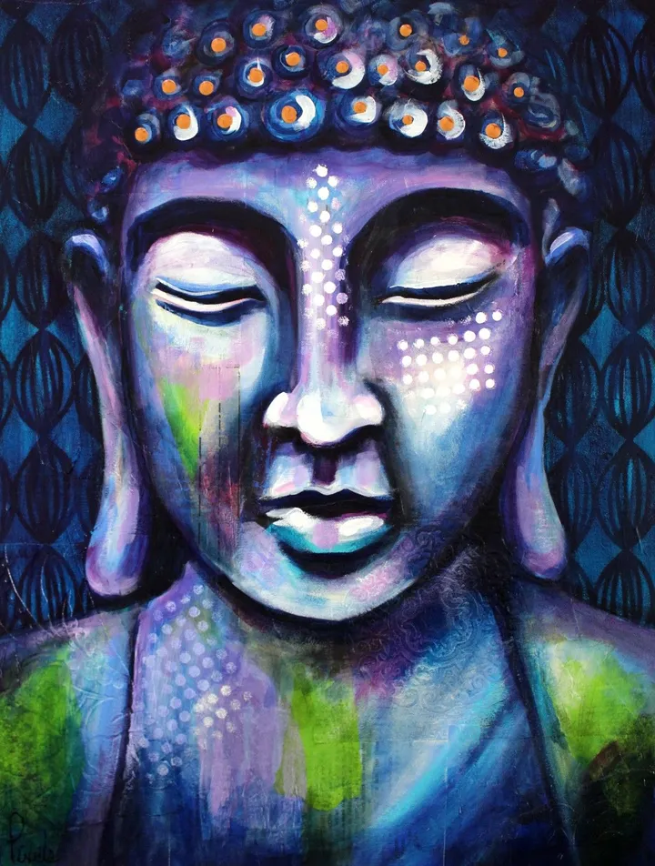 L'Eveil de la série Bouddha, artwork by Nancy Létourneau